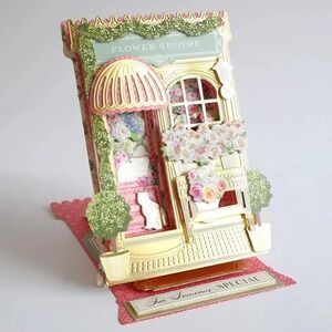 Anna Griffin  FLOWER SHOP Easel Finishing School Card Kit - Brand New!  (#0276)